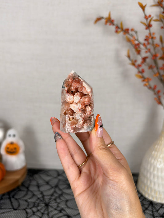 Mini Pink Amethyst Tower (26)