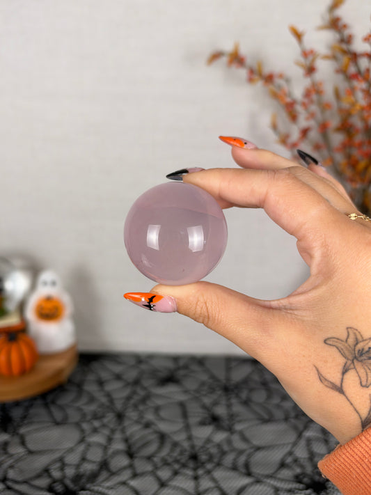 *Light Lavender Star Rose Quartz Sphere (34L)
