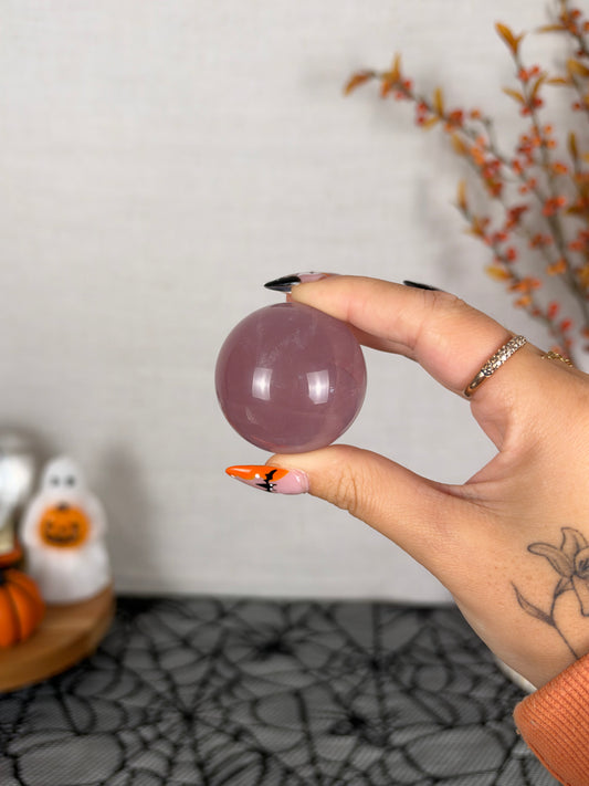 *Juicy Berry Star Rose Quartz Sphere (32B)