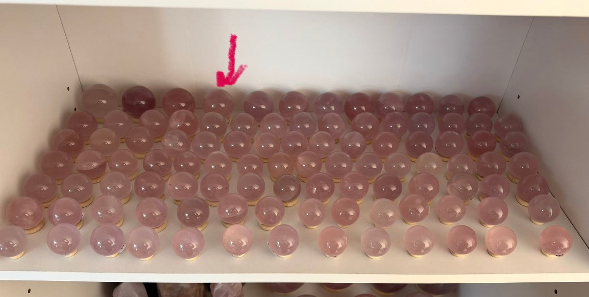 *Juicy Star Rose Quartz Sphere (28A)