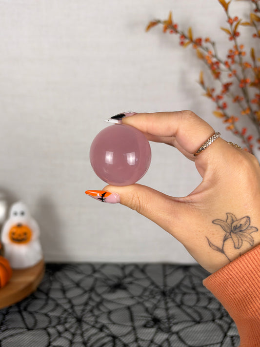 *Juicy Star Rose Quartz Sphere (26B)