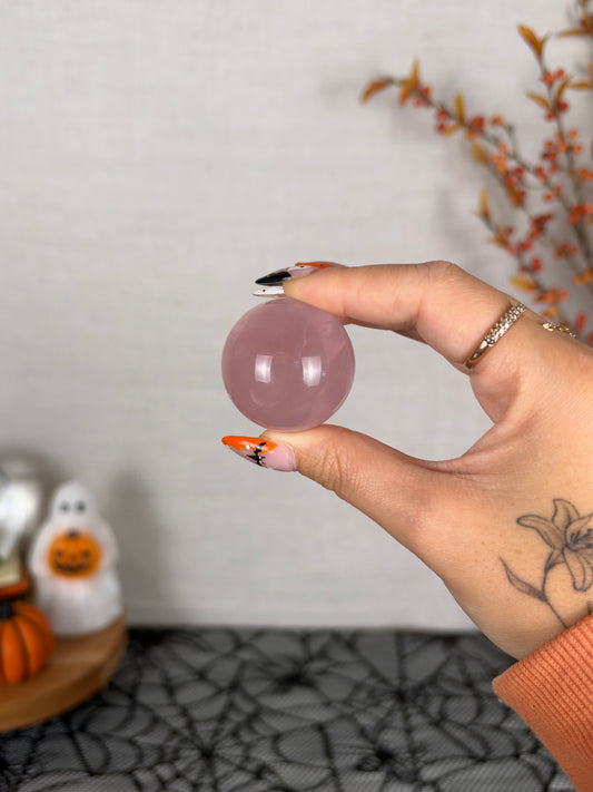 *Juicy Star Rose Quartz Sphere (20A)