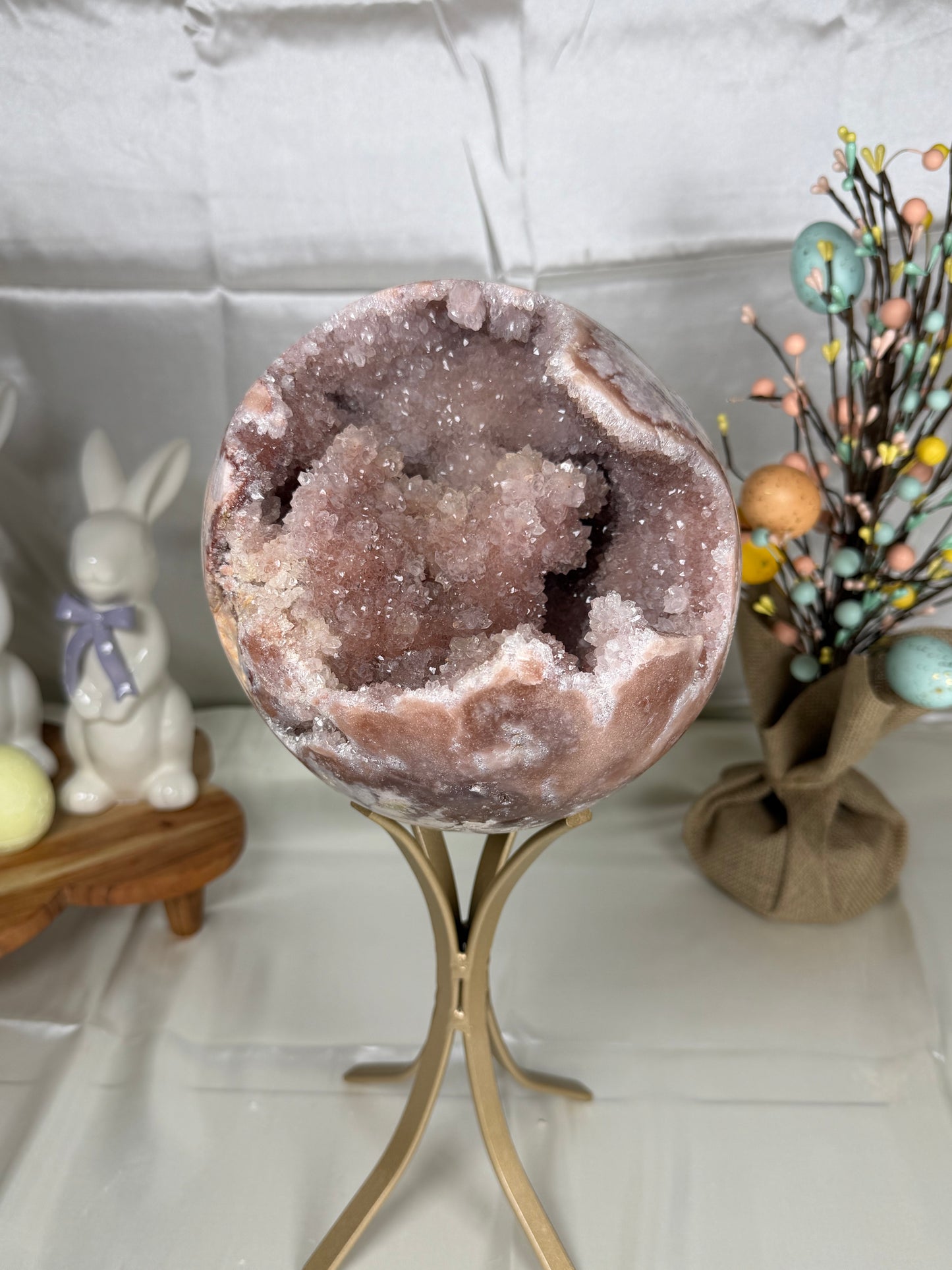 XL Collector's Pink Amethyst Sphere