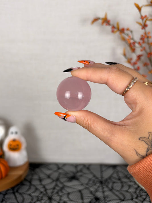 *Juicy Star Rose Quartz Sphere (18M)