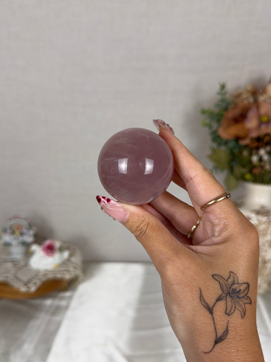 *Star Berry Rose Quartz Sphere (25X)
