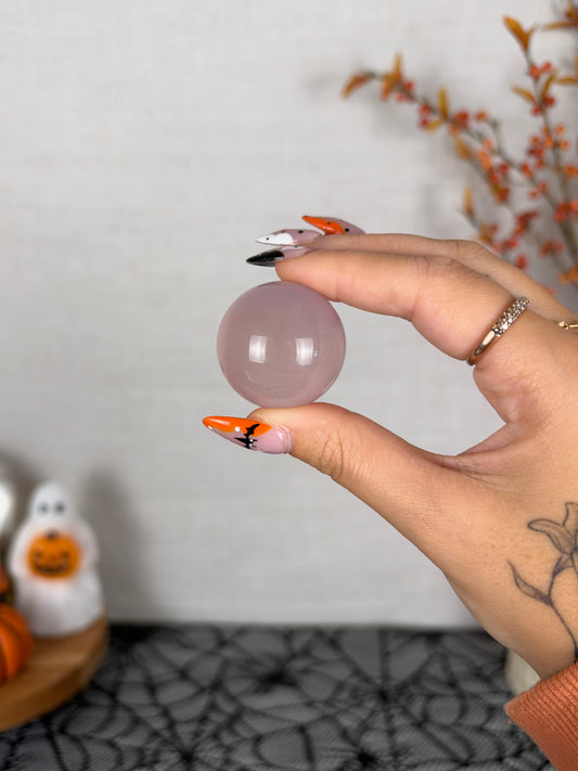 *Juicy Star Rose Quartz Sphere (15B)