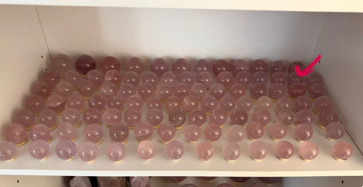 *Juicy Star Rose Quartz Sphere (15D)