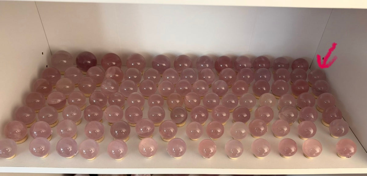 *Juicy Star Rose Quartz Sphere (15C)