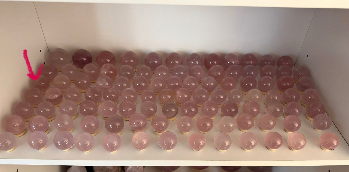 **Juicy Multi Star Rose Quartz Sphere (15i)