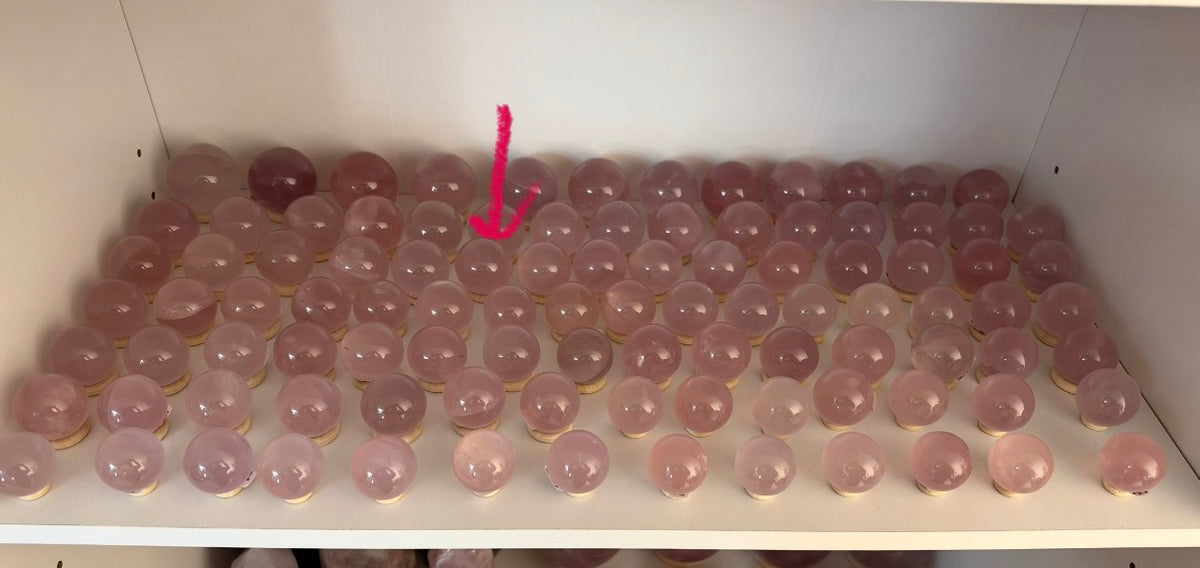 **Juicy Multi Star Rose Quartz Sphere (15F)