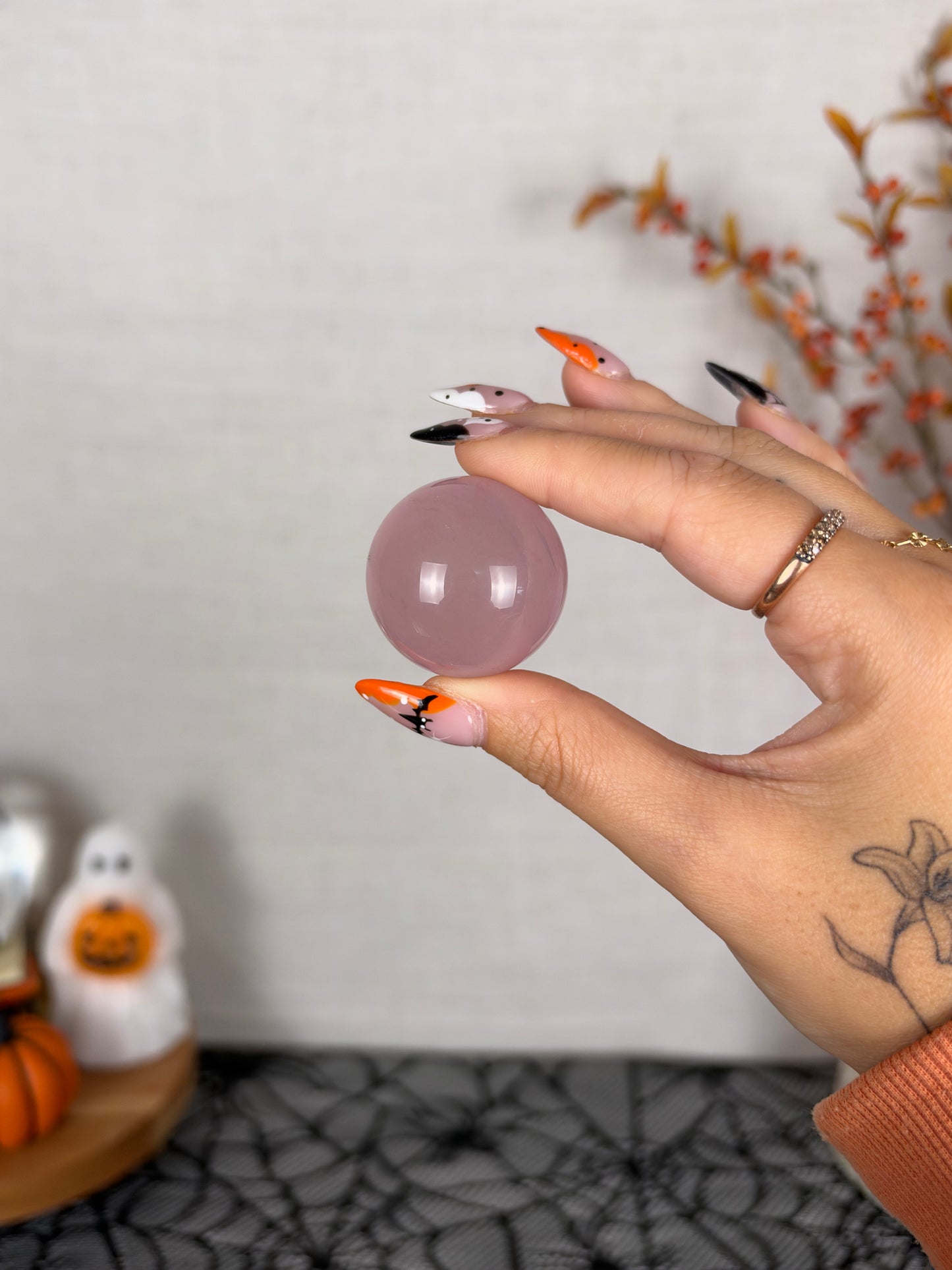 **Juicy Multi Star Rose Quartz Sphere (15F)