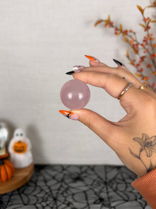 *Juicy Star Rose Quartz Sphere (14H)