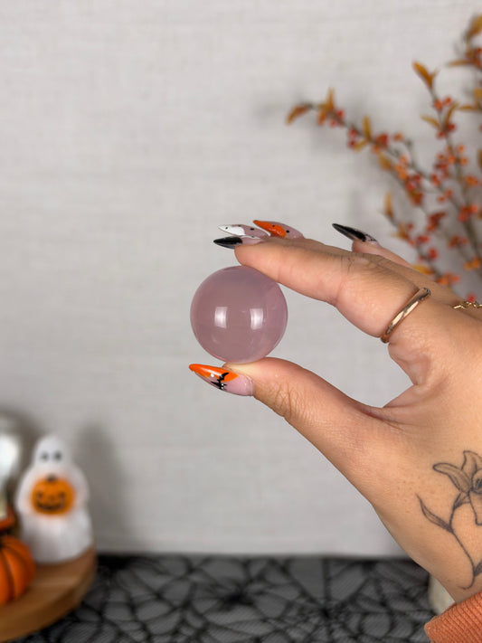 *Juicy Mini Star Rose Quartz Sphere (12Z)