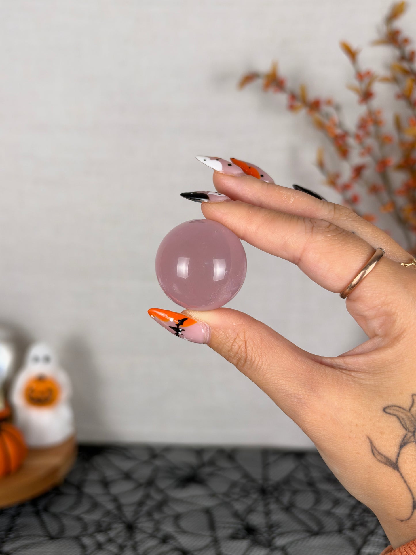 *Juicy Mini Star Rose Quartz Sphere (12Q)