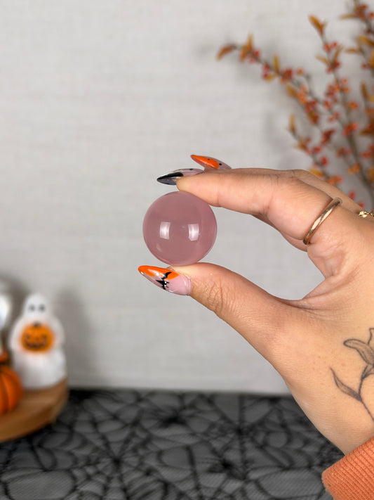 *Extra Juicy Mini Star Rose Quartz Sphere (10M)