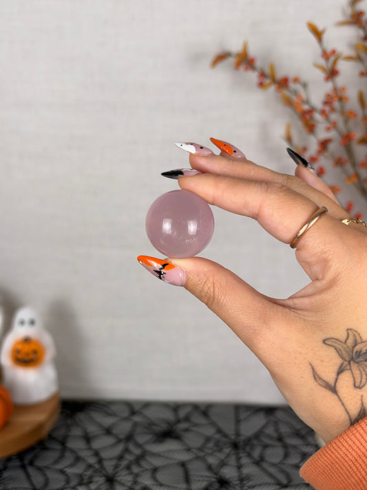 *Extra Juicy Mini Star Rose Quartz Sphere (10G)