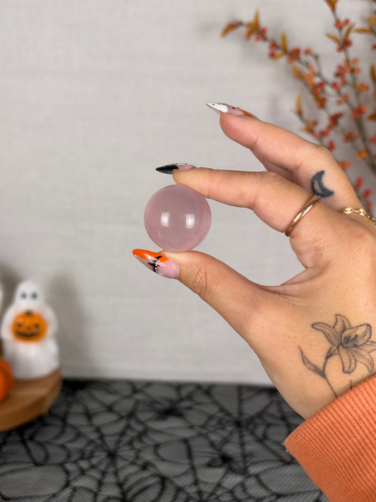 *Extra Juicy Mini Star Rose Quartz Sphere (10X)