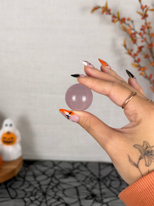 *Extra Juicy Mini Star Rose Quartz Sphere (10E)