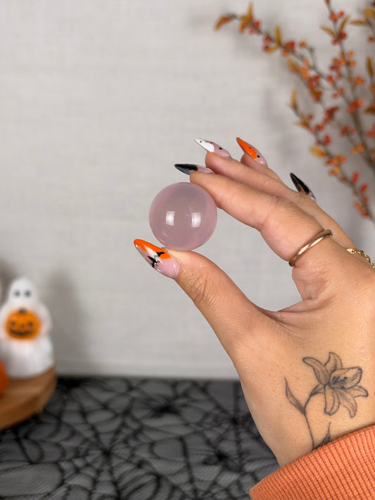 *Extra Juicy Mini Star Rose Quartz Sphere (8D)