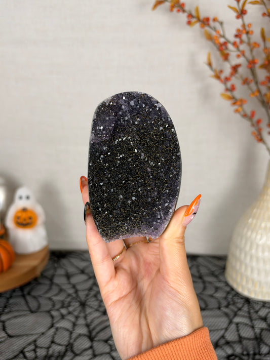 Black/Purple Galaxy Amethyst Cutbase (48X)