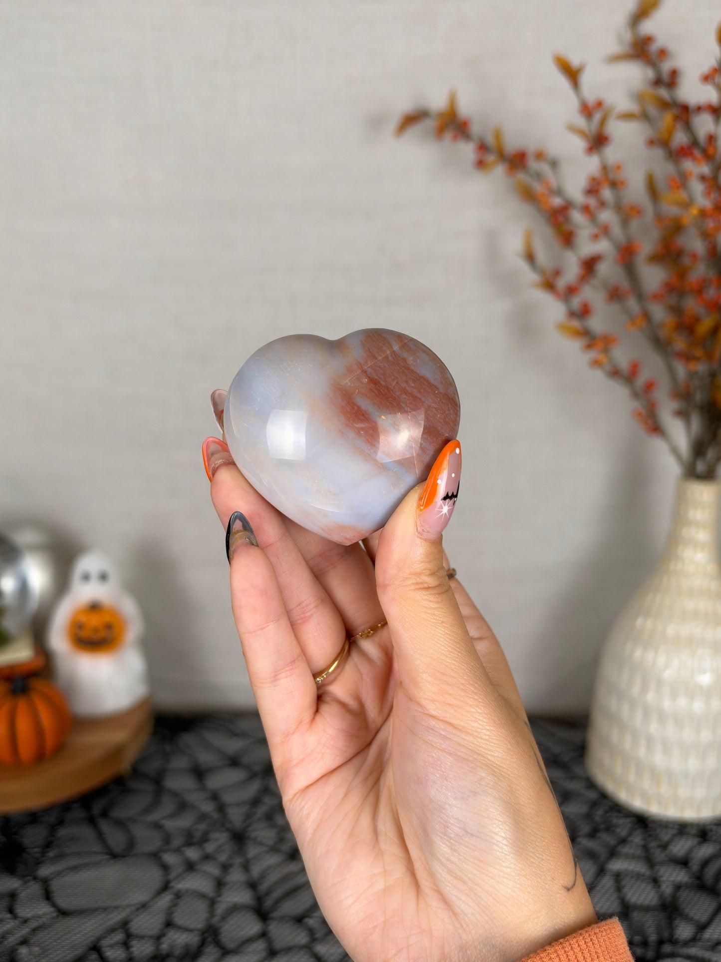 Pastel Sea Jasper Heart (15R)