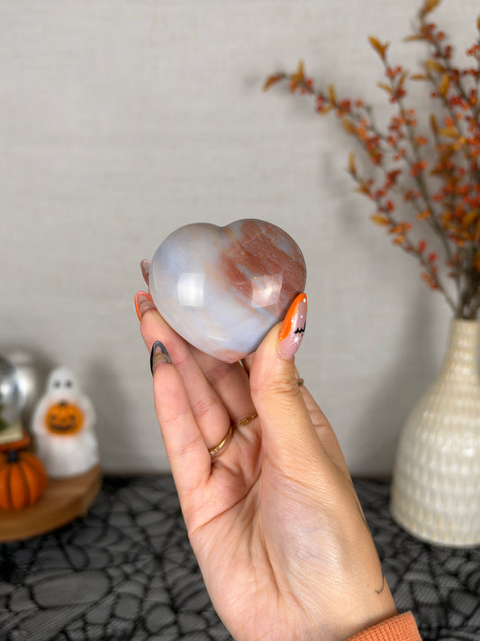 Pastel Sea Jasper Heart (15R)