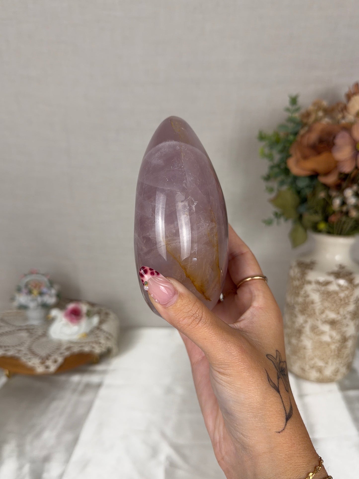 *Star Lavender Rose Quartz Freeform (92)
