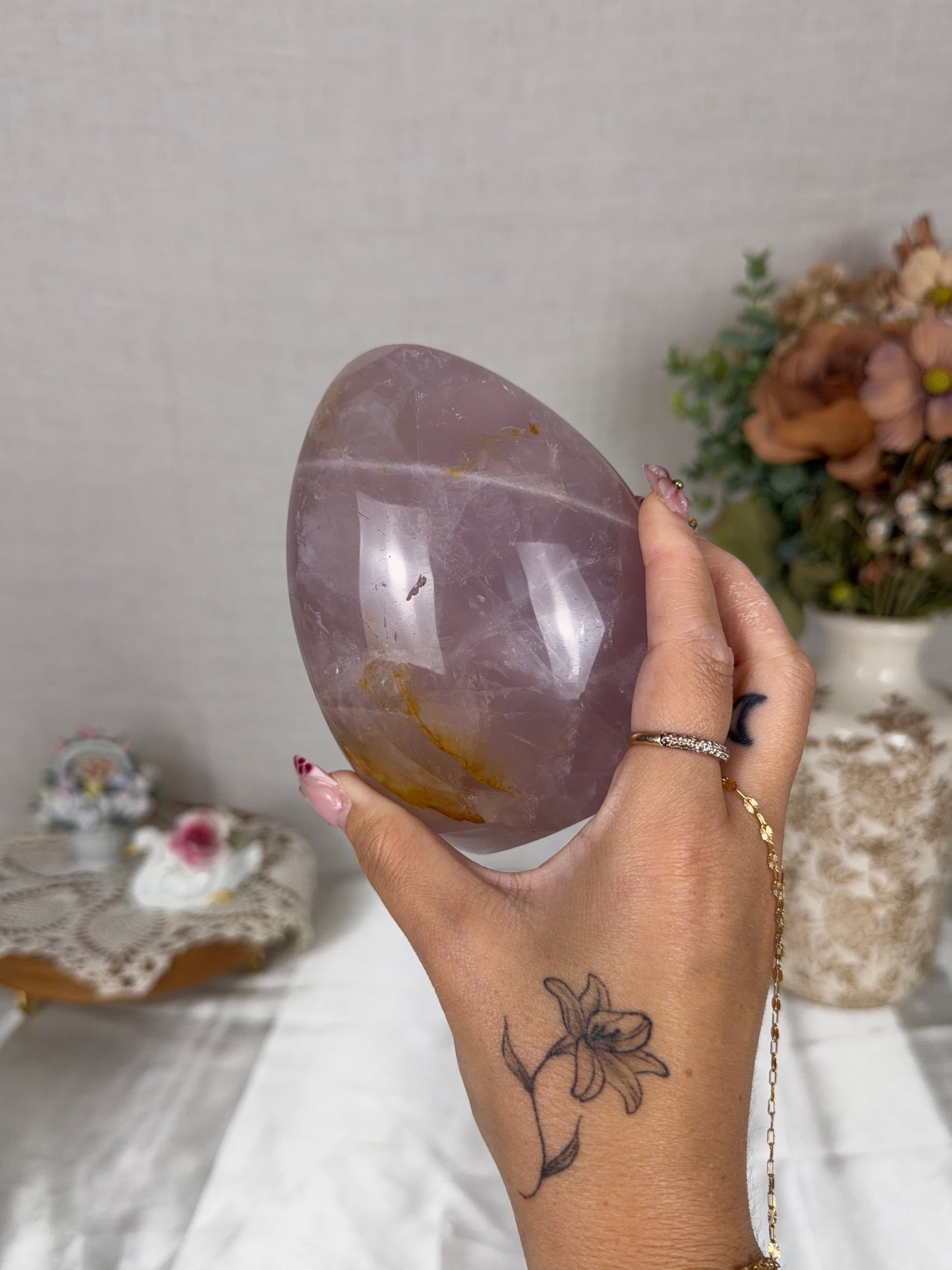 *Star Lavender Rose Quartz Freeform (92)