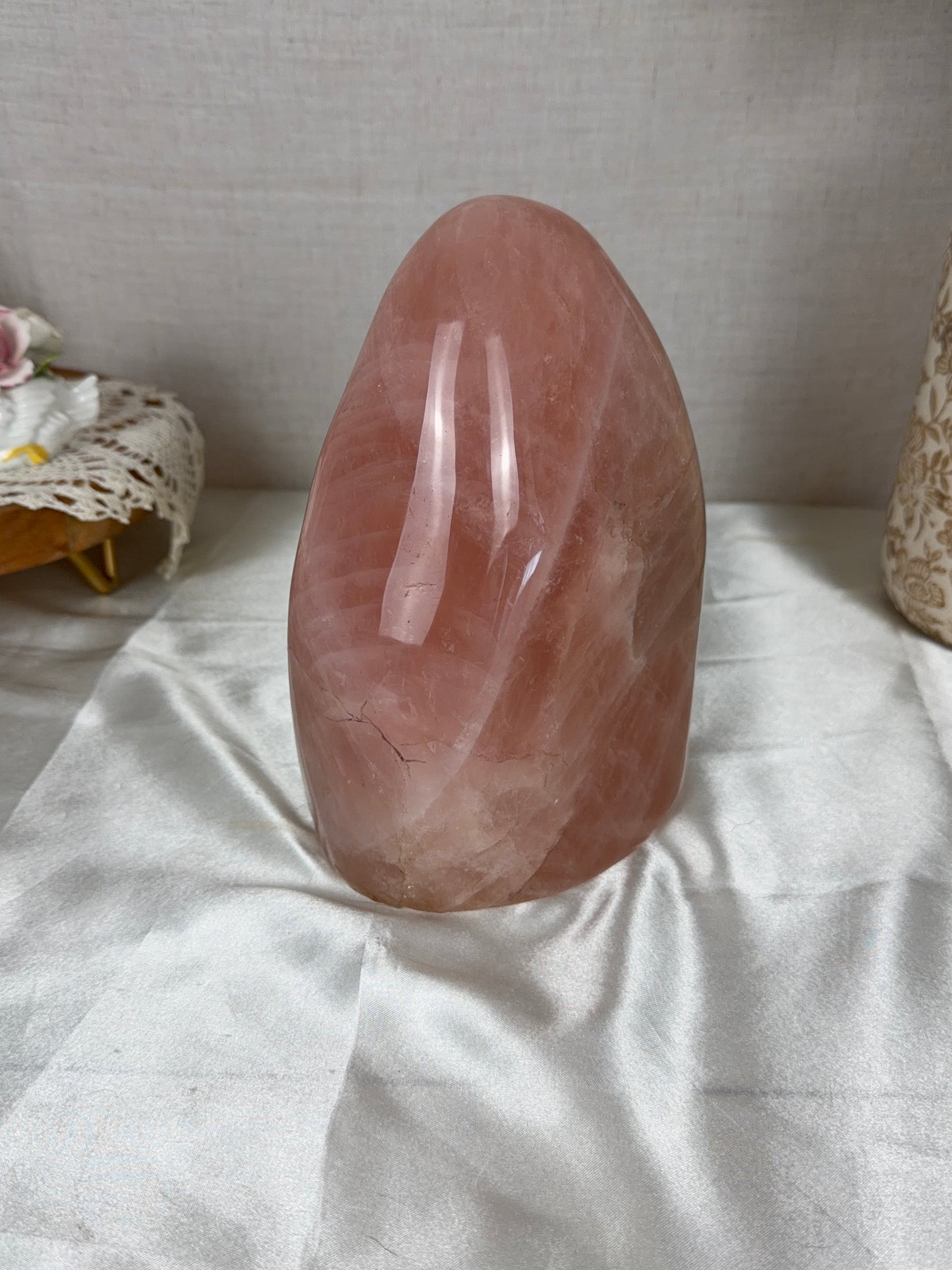 *XL Star Bubblegum Pink Rose Quartz Freeform (322)