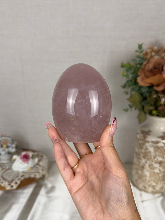 *Star Smoky Pink Rose Quartz Freeform (60)