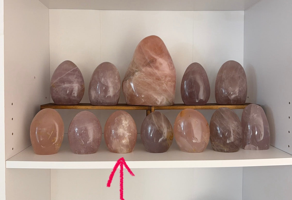 *Star Pink Peach Rose Quartz Freeform (66)