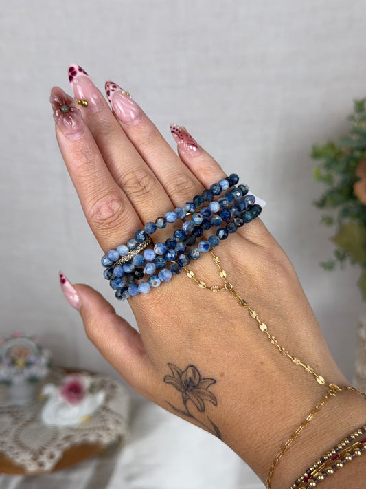 4mm Faceted Dianite Bracelet