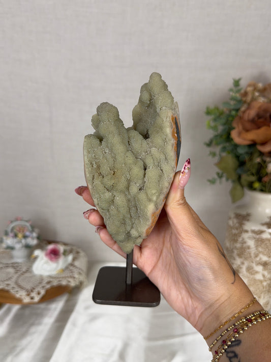 Green Amethyst x Jasper on Stand (68)