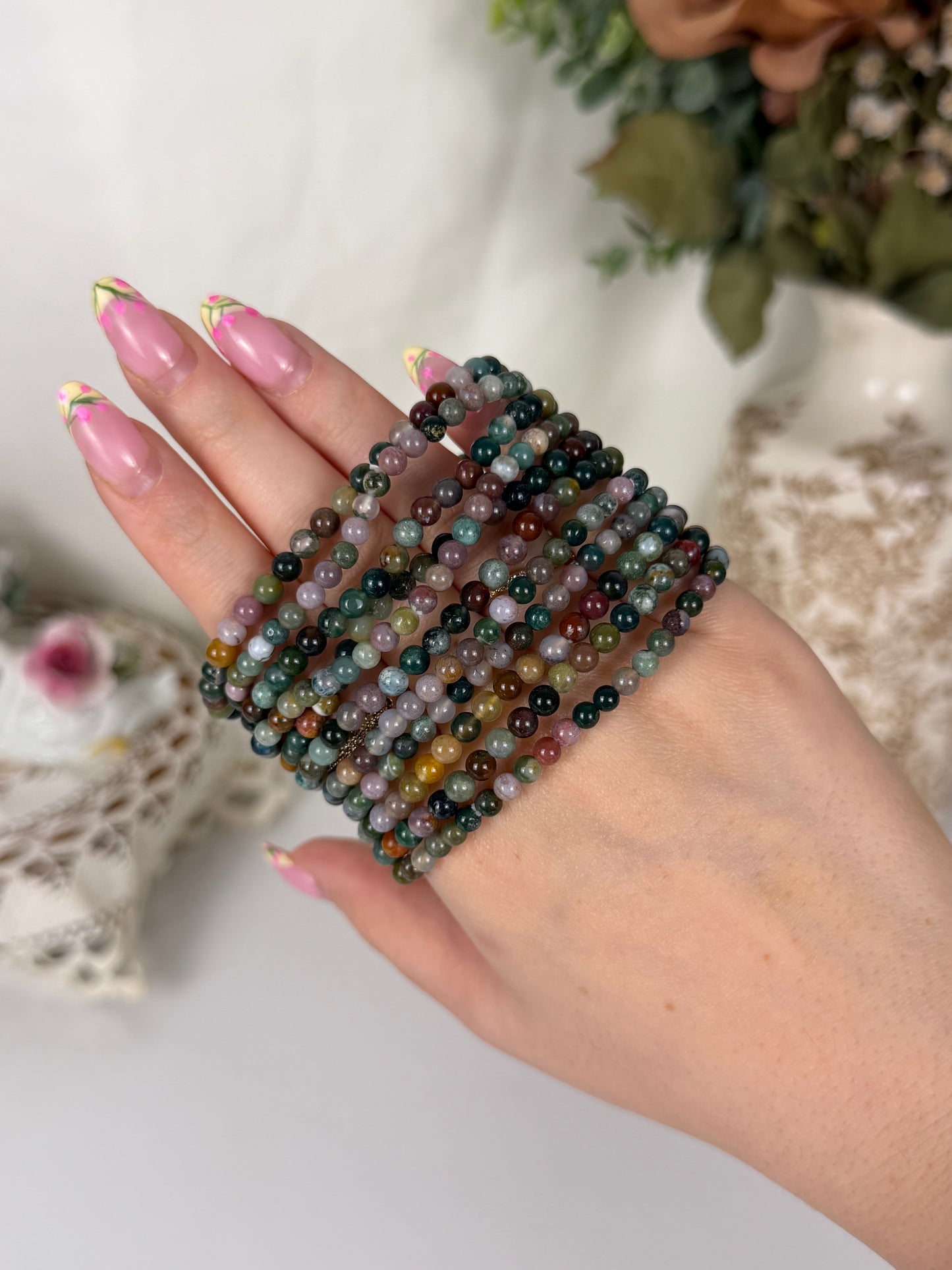 Sea Jasper Bracelet 4mm
