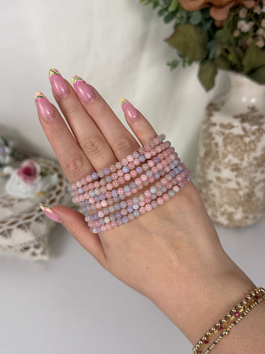 Morganite Bracelet 4mm