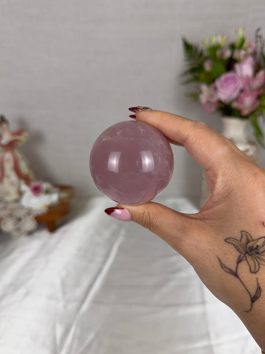 *Pink Lavender Star Rose Quartz Sphere 56mm (40X)