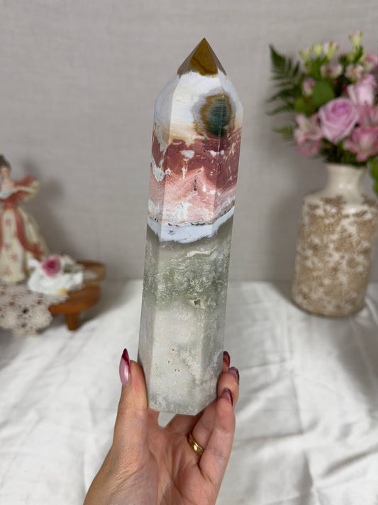 Pastel Sea Jasper Tower (60K)