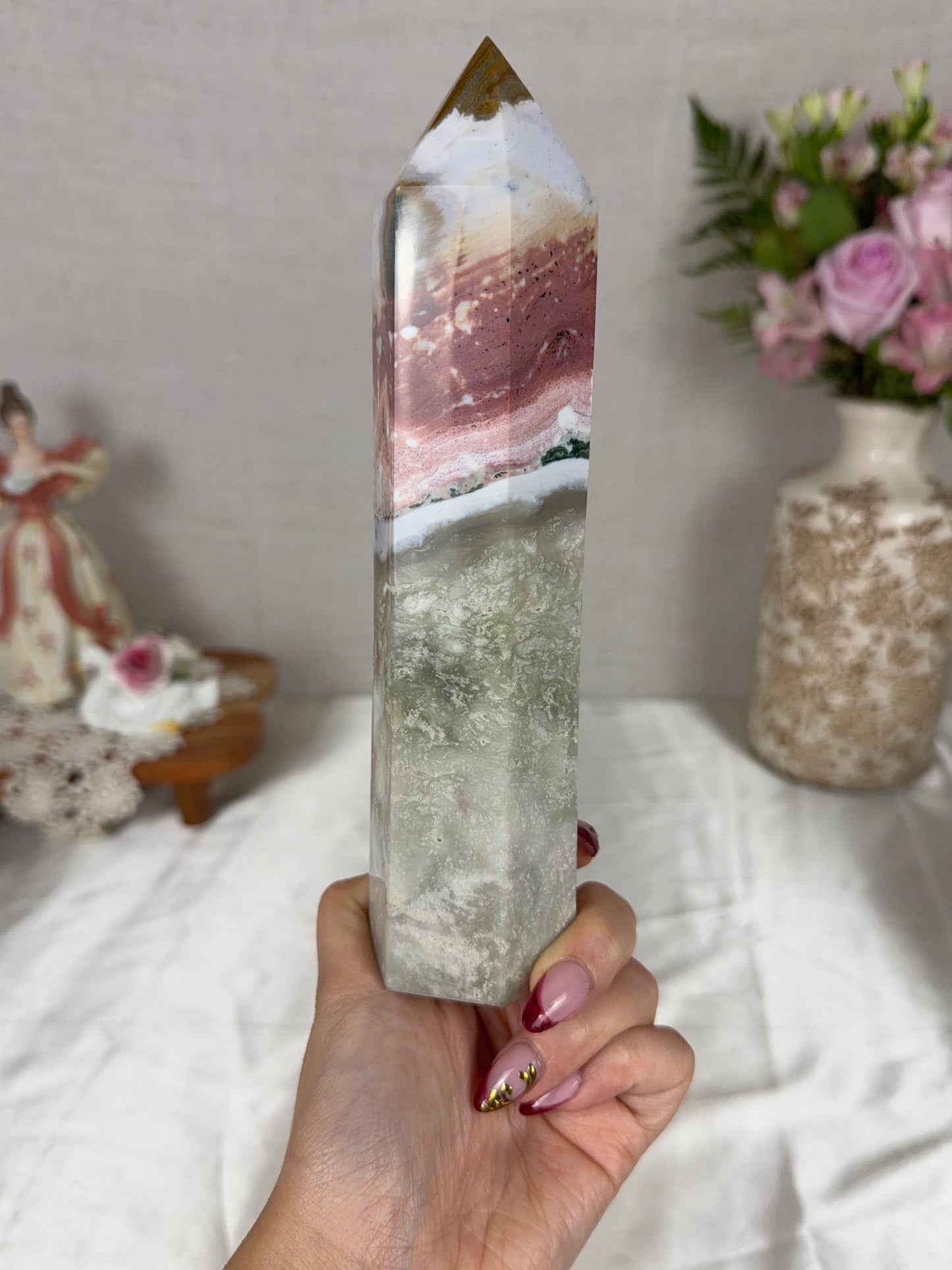 Pastel Sea Jasper Tower (60K)