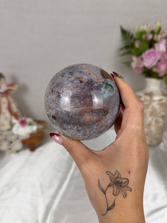 Galaxy Sea Jasper Sphere 86mm (114)