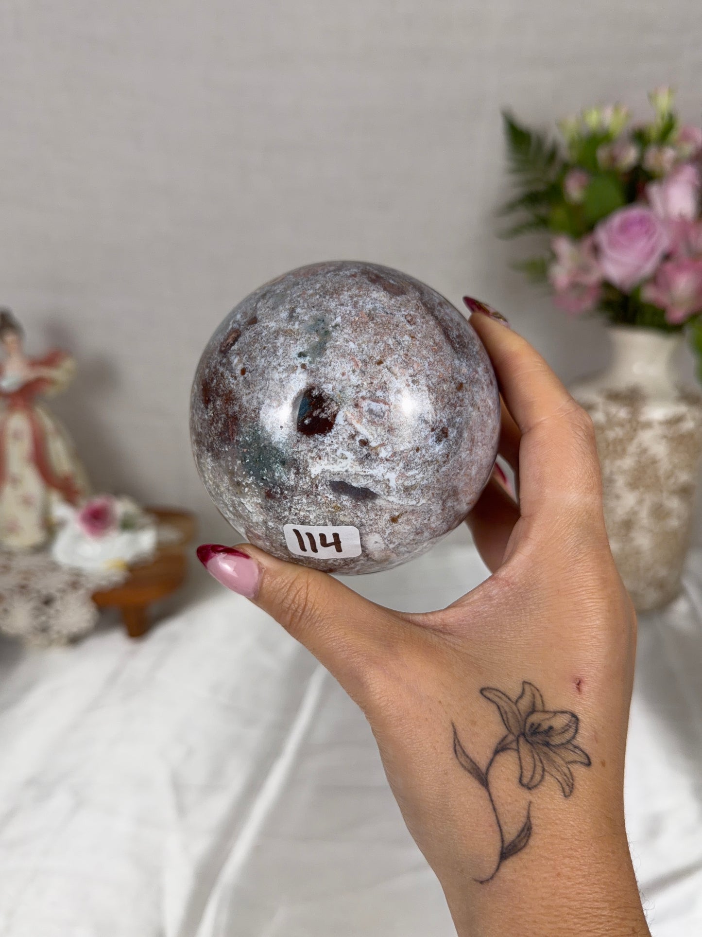 Galaxy Sea Jasper Sphere 86mm (114)